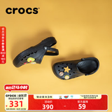 CROCS卡骆驰洞洞鞋贝雅洞洞鞋轻便运动鞋耐磨一脚蹬拖鞋休闲鞋|10126 黑色-001 45 (290mm)