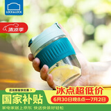 乐扣乐扣（LOCK&LOCK）咖啡杯耐热玻璃水杯子男女学生便携式双饮吸管杯随手杯350ML绿色