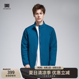 天石春秋3M新雪丽棉棉服男士外套短款连帽户外运动中间层薄夹克V160 拉顿蓝色 立领款 2XL （185/104A）