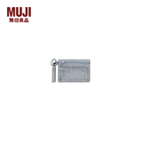 MUJI 再生聚酯纤维 卡包 证件收纳包零钱包便携 深灰色
