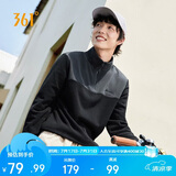 361°卫衣男士春季摇粒绒运动休闲户外加绒长袖套头上衣652533802-4