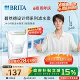 碧然德（BRITA）免安装过滤净水 滤水壶设计师系列 设计师壶Style绿 3.5L 1壶1芯