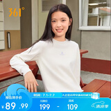 361°卫衣女春季加绒外套运动休闲圆领长袖套头衫上衣662344801D-1