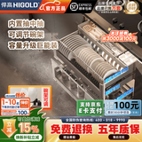 悍高（HIGOLD）厨房橱柜拉篮双层抽屉式不锈钢碗碟篮 铝合金收纳置物架 600柜三层抽中抽套装-Kd系列【搭配水槽更优惠】