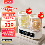 LOTOR徕多一体式内衣洗衣机洗袜子机内裤袜子洗衣机大容量分洗内衣内裤专用清洗机双桶内裤洗衣杯 【独立分洗+UV/银离子双抗菌】双桶款