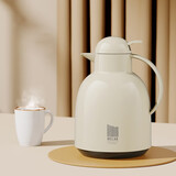物生物（RELEA）保温壶家用大容量热水壶数显热水瓶开水瓶暖水壶水瓶企业团购定制 奶芙白1.5L