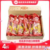 佳农进口香蕉净重4斤（约10-12根）单根蕉 独立包装 生鲜水果 包邮