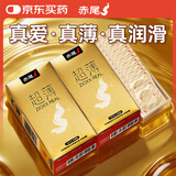 赤尾假期出行金装ZIOXXREAL超薄避孕套24只男用玻尿酸润滑安全套