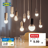 宜家（IKEA）SOLHETTA索海塔LED灯泡大螺口小螺口插脚灯具配件实用 E27球形可调光806流明2700k螺口