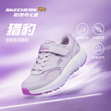 Skechers斯凯奇猎豹跑鞋女童运动鞋减震大童跑步鞋魔术贴休闲鞋303979L