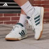 adidas ENTRAP美式校园风运动少年感复古篮球风板鞋男女阿迪达斯   白色/蓝色   37