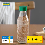 宜家（IKEA）SPARTANSK斯坝唐水瓶便携冷水杯饮料杯咖啡杯牛奶瓶 水瓶0.5L