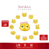 周大福SOINLOVE 萌宠系列 小金猪足金转运珠配手绳 VR1416生日礼物