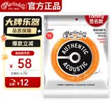 马丁（MARTIN）马丁MA540FX木吉他民谣吉他通用套弦 （磷青铜12-54）原装进口