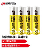 双鹿 双鹿官方新精品碱性电池适用儿童玩具遥控器血压计血糖仪鼠标键盘挂钟遥控汽车5号LR6AA 电子锁电池5号8粒