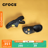 CROCS卡骆驰洞洞鞋贝雅洞洞鞋轻便运动鞋耐磨一脚蹬拖鞋休闲鞋|10126 黑色-001 43 (270mm)