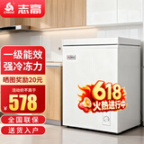 志高（CHIGO）小冰柜家用冷冻小型一级节能省电迷你卧式冷藏保鲜储母乳冷柜 【一级能效 全国联保】 158L 单温单门