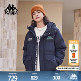 卡帕（Kappa）复古运动羽绒服情侣男女冬连帽550蓬防寒保暖棒球服 K0EZ2YY01D