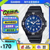 卡西欧（CASIO）复古休闲时尚指针防水 学生运动手表 MRW-200H-2B2VDF