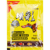三友创美增彩鱼食孔雀鱼饲料凤尾斑马小型热带鱼食颗粒鱼食热带鱼鱼食 增彩20g*10袋
