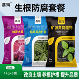 荔玛矿源黄腐酸钾哈茨木霉菌剂枯草芽孢杆菌壮根生根防根腐微生物菌剂