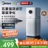 美的（Midea）【母婴级】价保618空气净化器鼻炎家用除甲醛除烟味异味过敏原空气净化机森林家L1 Lite