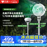 贝昂空气循环扇静音【可支持鸿蒙智联】卧室客厅电风扇智能语音节能大风力家用台式桌面电风扇3D摇头 SF3标准版【风随温变】负离子净化