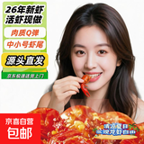 【京喜自营】麻辣小龙虾尾鲜活小龙虾现做加热即食龙虾球 250g/盒*10盒