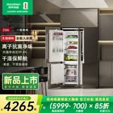 容声（Ronshen）【新品上市】全嵌入式内嵌上下门隐藏式无霜变频冰箱超薄橱柜256L  单台