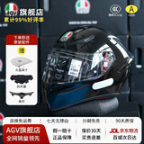 AGV K1S头盔K1摩托车机车全盔四季通用全覆式跑盔男女广角通风透气3C K1S-BLACK（亮黑） L（适合57-58头围）