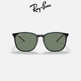 雷朋（RayBan）男女款眼镜黑方超款高级感开车防晒太阳镜0RB4387F