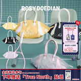 ROSYDOEDIANRDD包不一样的托特包 波点百搭休闲旅行单肩包大容量出差必备轻便 黄白波点