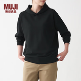 MUJI男女通用 紧密编织毛圈 套头卫衣 男式 女式 无性别 ABI06A2S 黑色 XXS-XS 150/72A