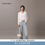 Calvin Klein休闲通勤单肩包礼物链条包包金属字母旋扣翻盖CK女包斜挎马鞍包