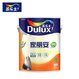 多乐士（Dulux）家丽安墙面漆乳胶漆内墙漆环保油漆涂料白色彩色家用面漆5L A8618 5L面漆 5L*1件
