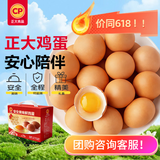 CP正大安全美味鲜鸡蛋60枚 3.18kg  生鲜  送礼优选 礼盒装