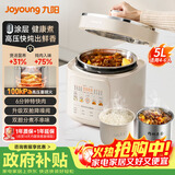 九阳（Joyoung）电压力锅家用5L大容量304不锈钢0涂层双胆多功能煮饭高压锅电饭煲100kPa速萃50H150