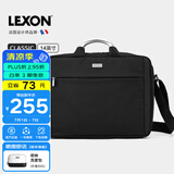 乐上（LEXON）电脑包手提单肩包男士商务苹果笔记本包14英寸简约出差公文包蓝黑