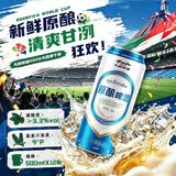 天湖9度原酿啤酒拉格工艺500ml*12罐辽宁特产啤酒京东自营整箱装