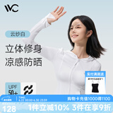 VVC防晒衣服女士修身冰丝凉感防紫外线城市轻户外外套 云纱白 M