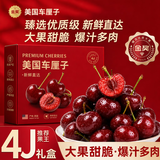 松筱车厘子樱桃【顺丰/JD-多地次日达】美国车厘子新鲜水果送礼物 3斤(净重) 果王3J级30-32mm