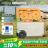冰大师 ICEMASTER车载保温箱食品保热户外露营摆摊大容量冷藏箱带拉杆海钓箱38L