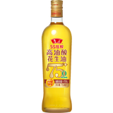 鲁花 【保真花生油】食用油 5S 物理压榨 高油酸花生油750ml