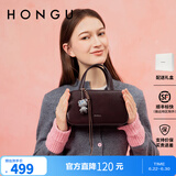 红谷包包女包新款头层牛皮枕头包通勤单肩斜挎包复古520礼物送女朋友 安可拉红