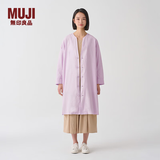 MUJIIDEE 女式 平纹 无领夹克衫女装外套  GAD02C4S 浅紫色 M (155/80A)