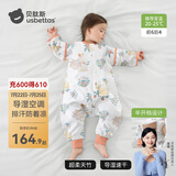 贝肽斯婴儿睡袋防惊跳夏季空调房薄款小孩子儿童睡袋0-3岁保护肚子着凉 夏天（前6后4 20-25℃）福兔 S码【建议身高60-85cm】