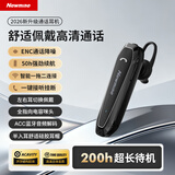 纽曼（Newmine）无线蓝牙耳机长续航单耳入耳式挂耳耳麦运动跑步车载适用于苹果华为手机外卖员耳机驾驶员耳机 L18PLUS黑色