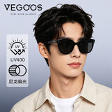 威古氏（VEGOOS）墨镜男女高清尼龙偏光防紫外线UV400大框开车驾驶太阳镜