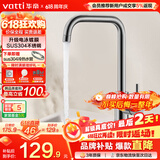 华帝（VATTI）冷热水厨房水龙头304不锈钢枪灰 洗菜盆洗菜池水槽适用 061101H