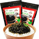 莞岛虾牌韩国进口 拌饭海苔即食橄榄油白芝麻炒海苔调味海苔碎60g*2袋装 芝麻拌饭海苔碎 60g*2袋